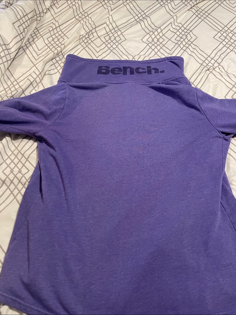 Bench Women's Purple Full-Zip Lightweight hoody - Picture 9 of 11